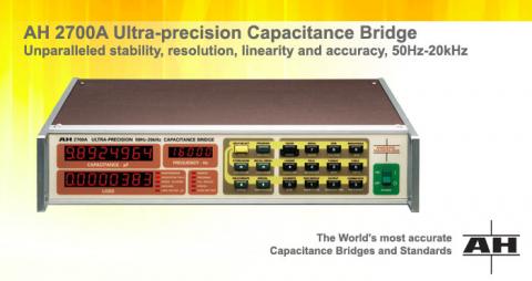 AH 2700A – Ultra-pontos kapacitás- ill. veszteségmérő híd