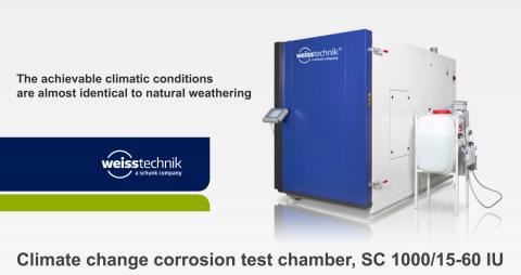 SC 1000/15-60 IU változó klímájú korróziós tesztkamra